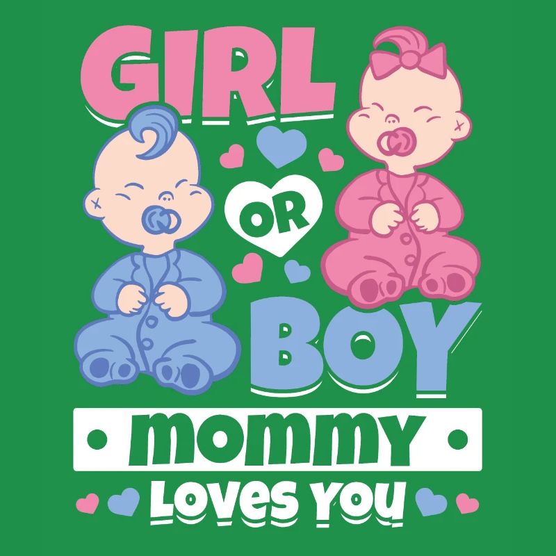 Mädchen oder Junge Mama liebt dich Neugeborenes