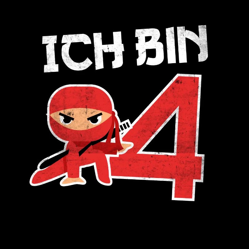 4. Geburtstag Ninja 4 Jahre Kindergeburtstag