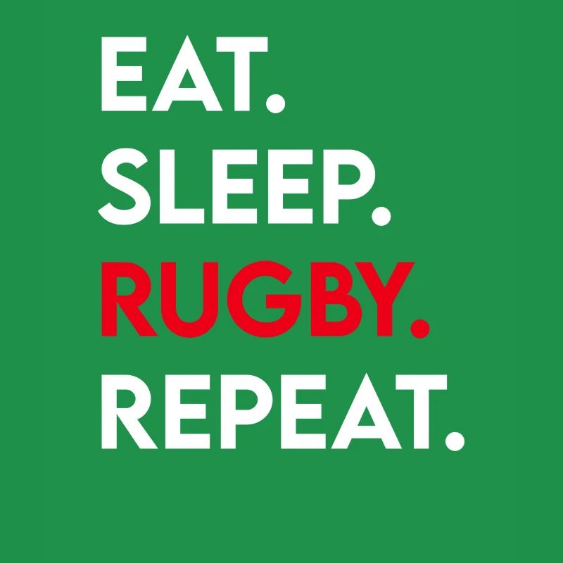 manger dormir rugby répéter