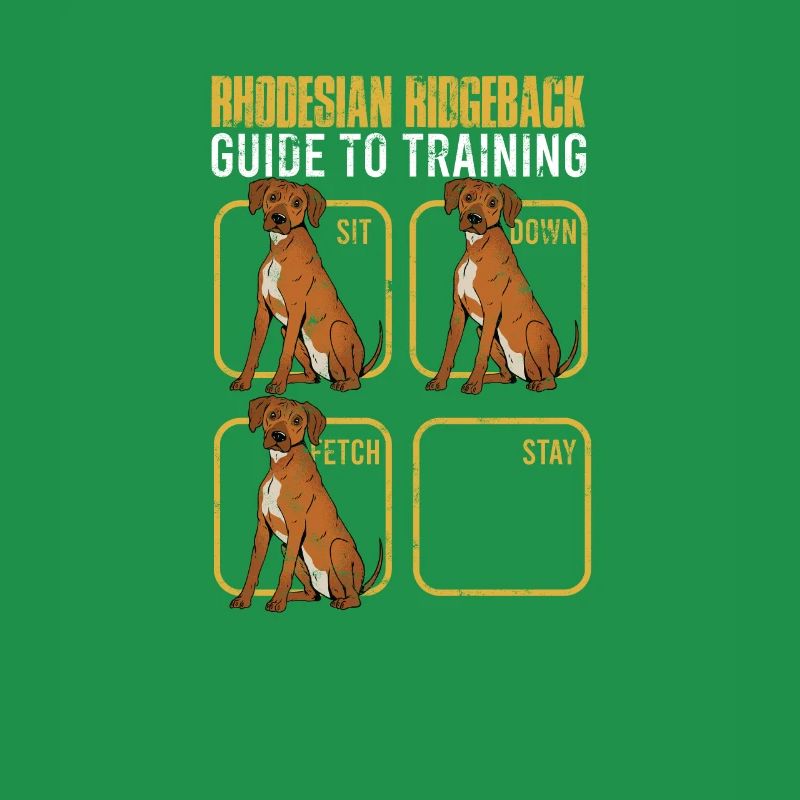 Rhodesian Ridgeback guide to training sit down