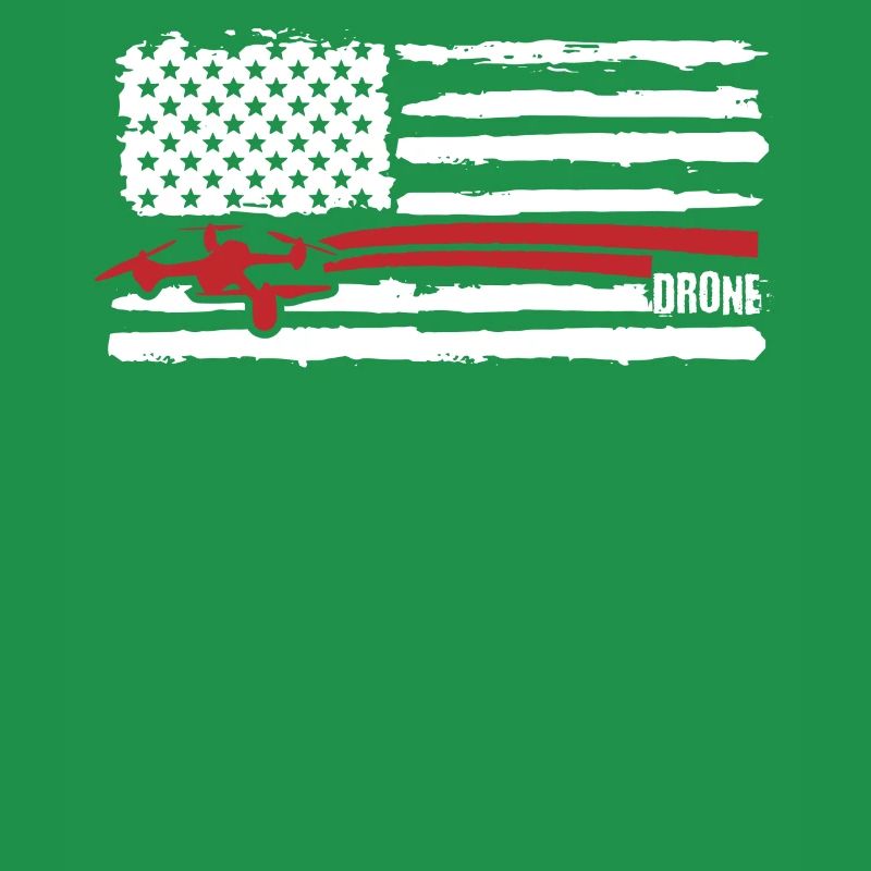 Drone Flying, Drones, Drone drapeau américain