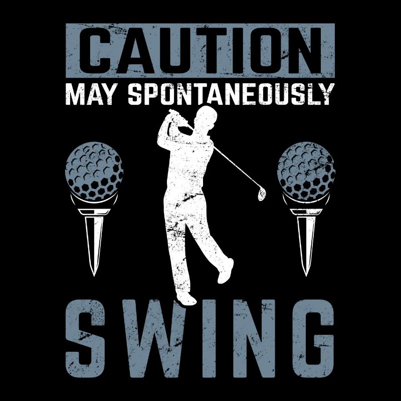 May Spontaneously Swing Funny Golf Funny Golfing L