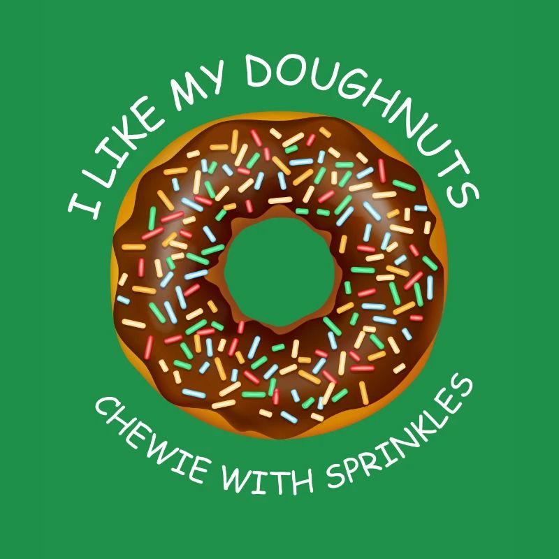 Doughnut Sprinkles – Drôle de beignet mangeant du beignet