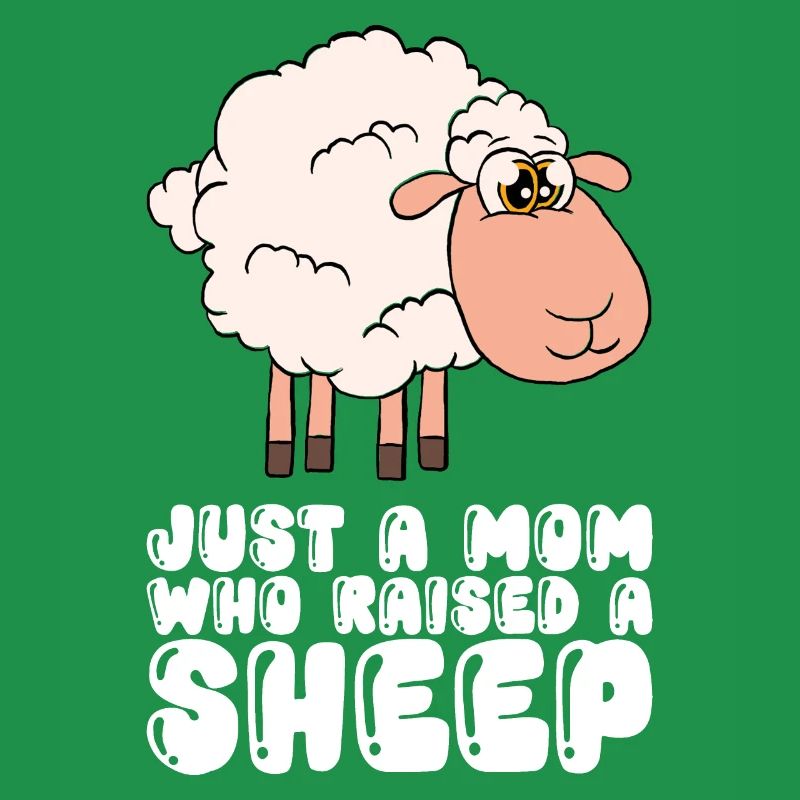 Nur Eine Mutter, Die Ein Schaf Aufgezogen Hat