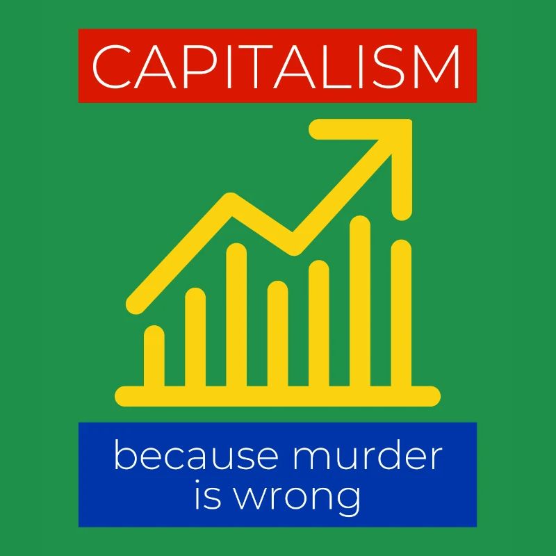 Capitalism because murder is wrong