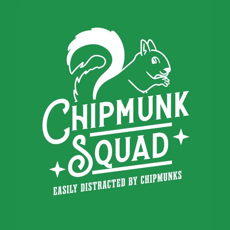 Chipmunk Squad Squirrel Forest Animal