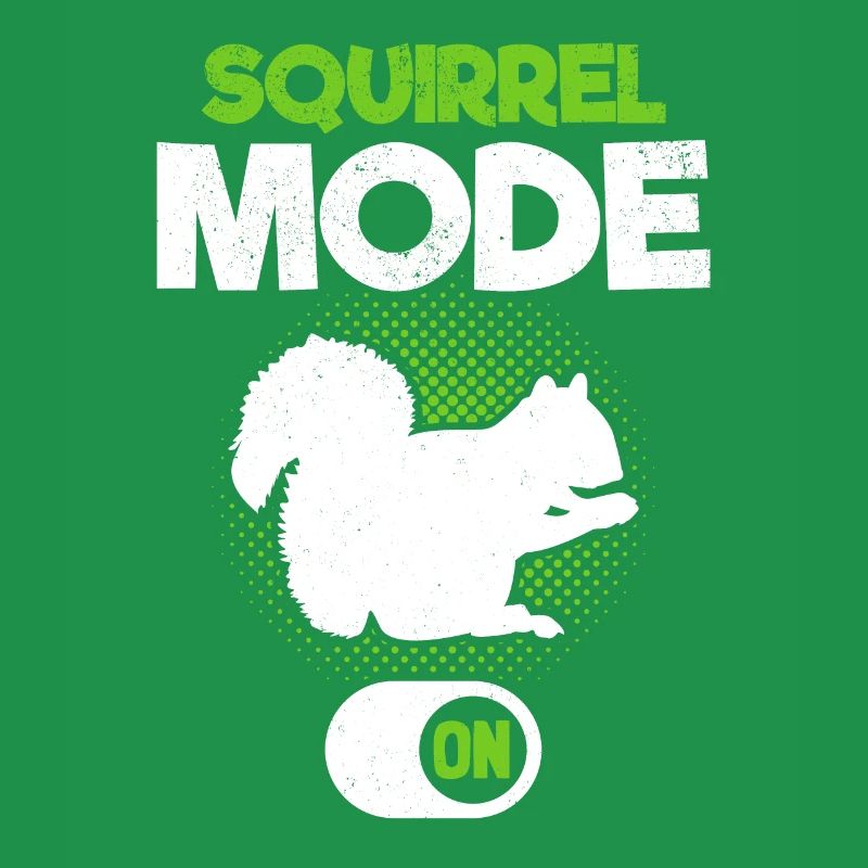 Eichhörnchen-Modus auf Eichhörnchen, lustiges