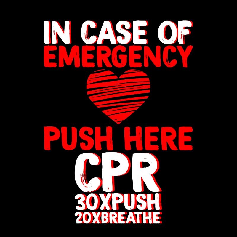 In Case Of Emergency, Push Here, Cpr 3