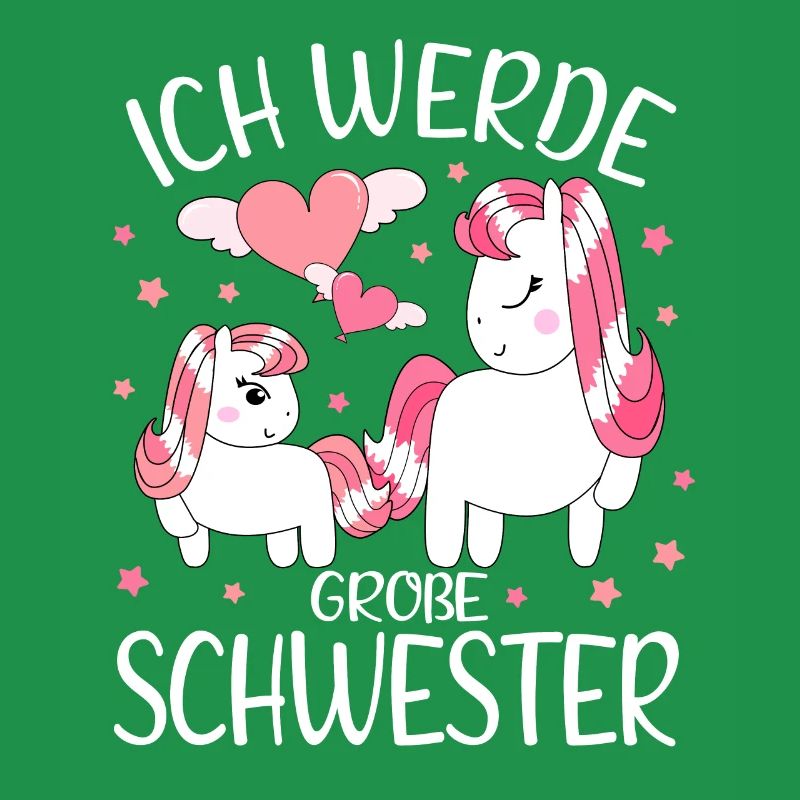 Ich Werde Große Schwester Unicorn Mädchen