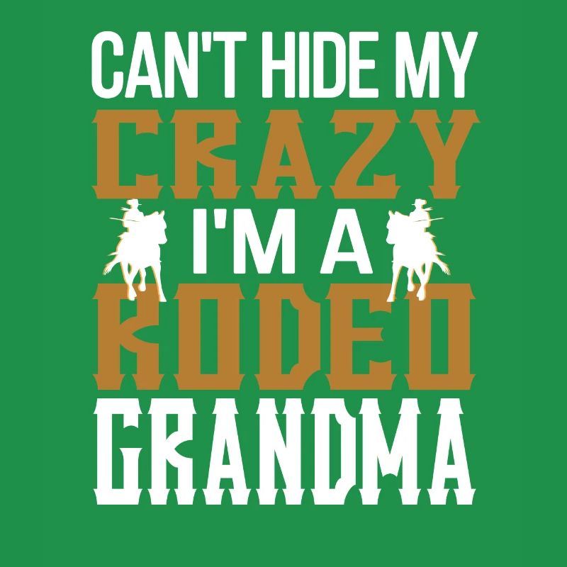 Rodeo Oma Stolze Rodeo-Reiter Großmutter Geschenk