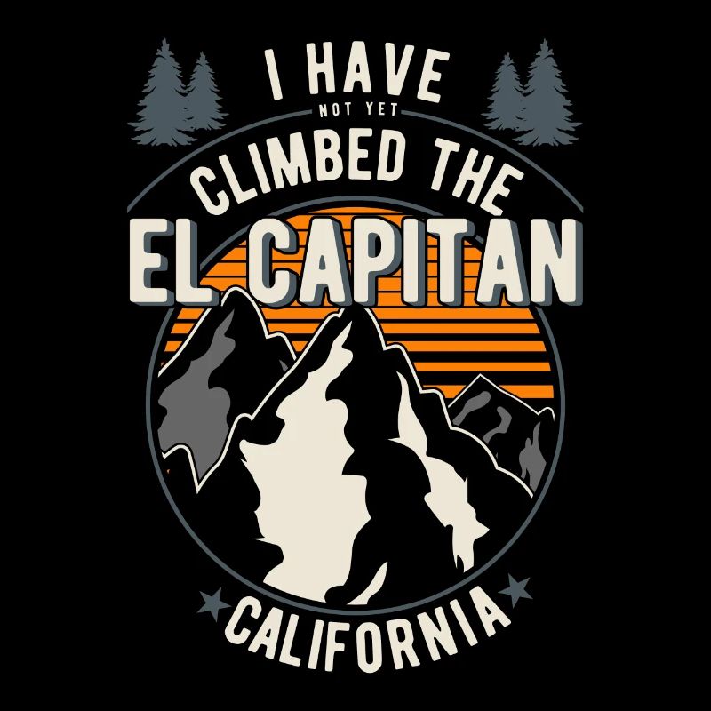 Wanderer - Bergsteiger Wandern El Capitan