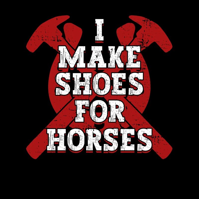 I make shoes for horses - blacksmith forge