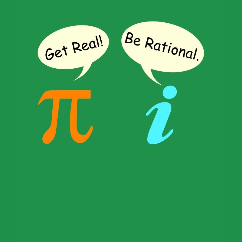 Math Saying Complex Number Pie get real