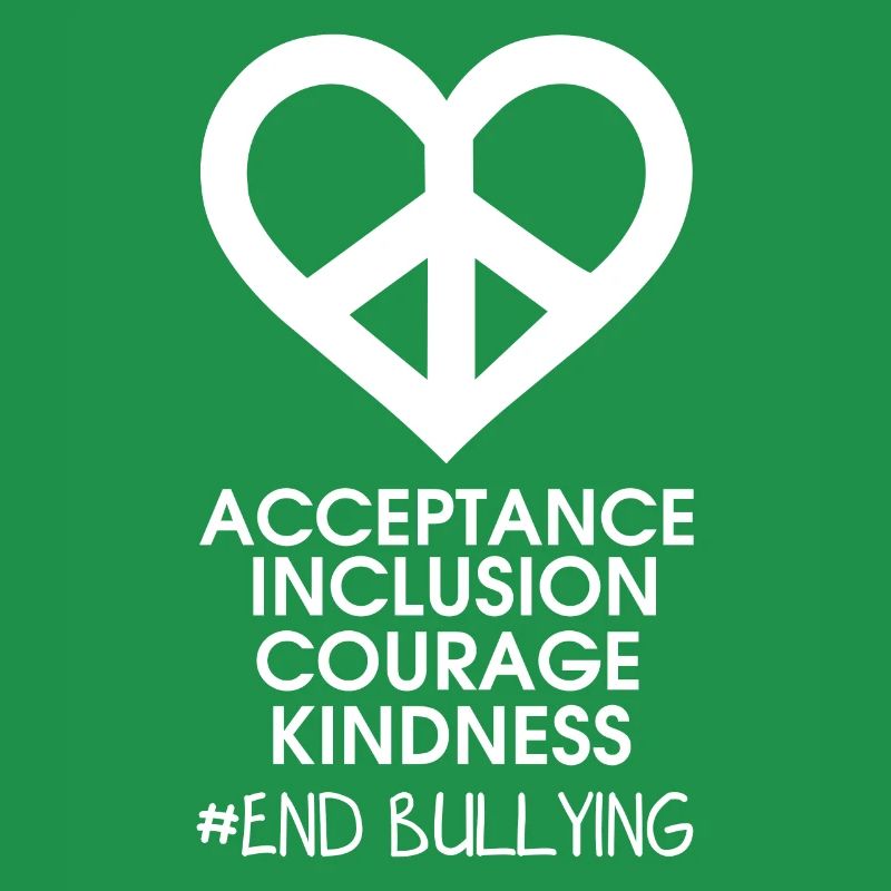 Peace Heart Courage Inclusion Kindness Unity Day