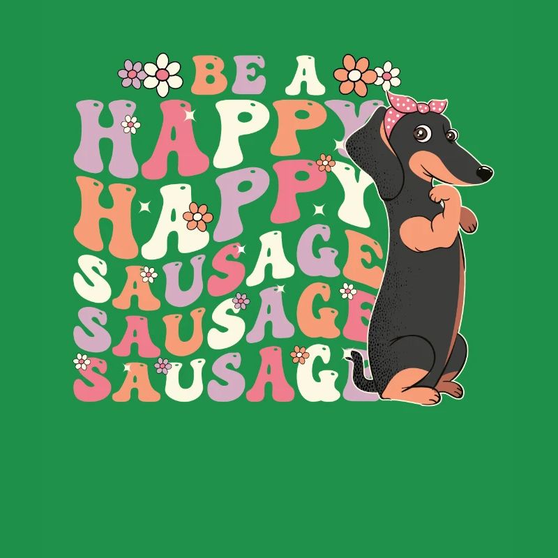 Sei eine glückliche Wursthundmutter