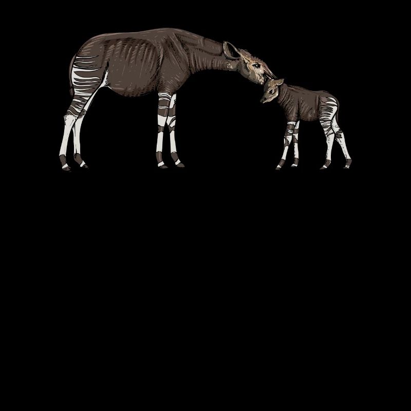 Okapi I girafe de la forêt tropicale pour
