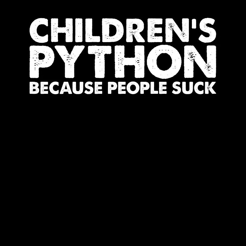 People suck the python snake of children