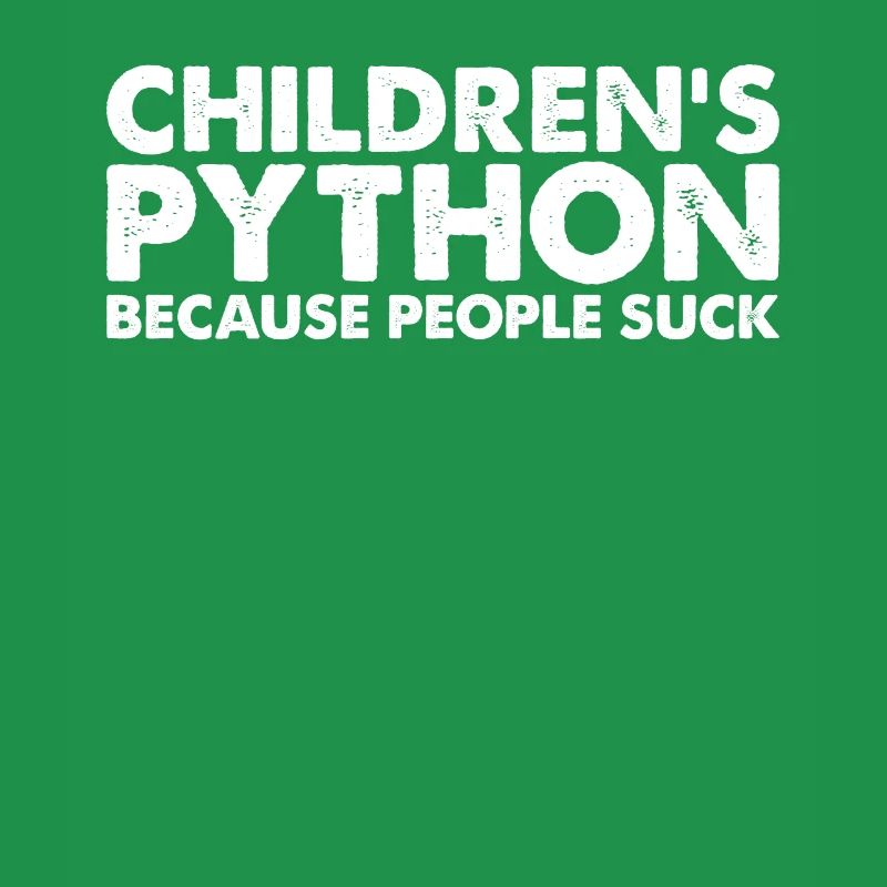 People suck the python snake of children