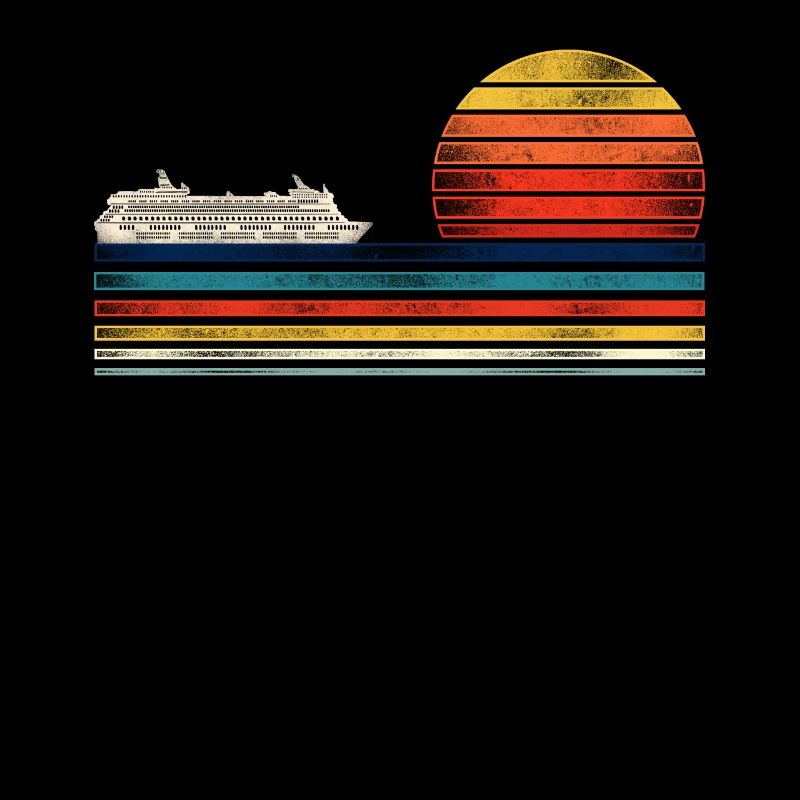 Cruise Ship Vacation Retro Vintage