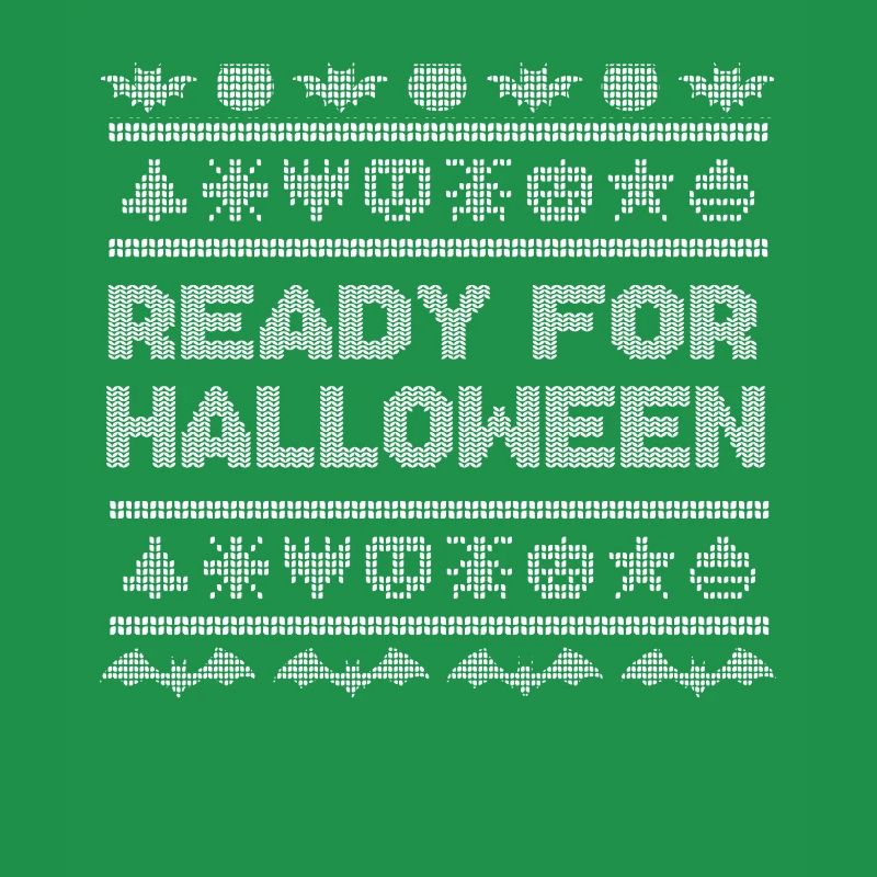 Stitch Pattern Funny Creatures Ready Halloween