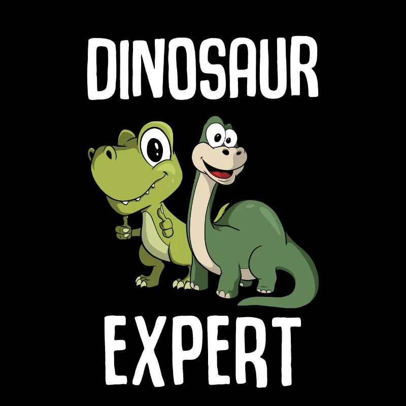 Dinosaurier Experte - Cartoon Dinosaurier