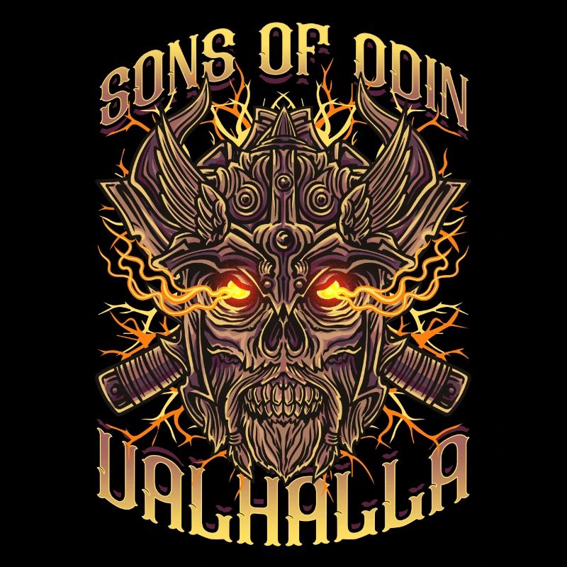 Söhne von Odin Valhala Stolz Wikinger Söhne