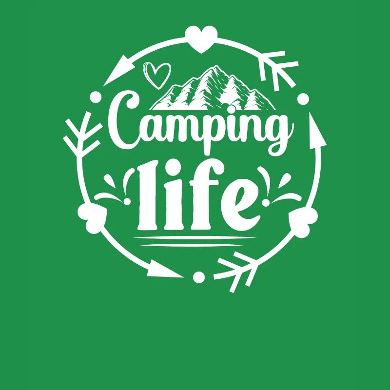 Camping Leben Wandershirt