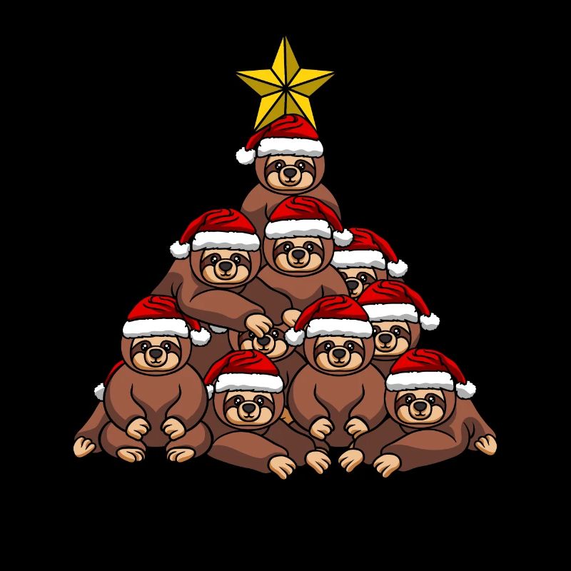 Sloth Christmas Tree