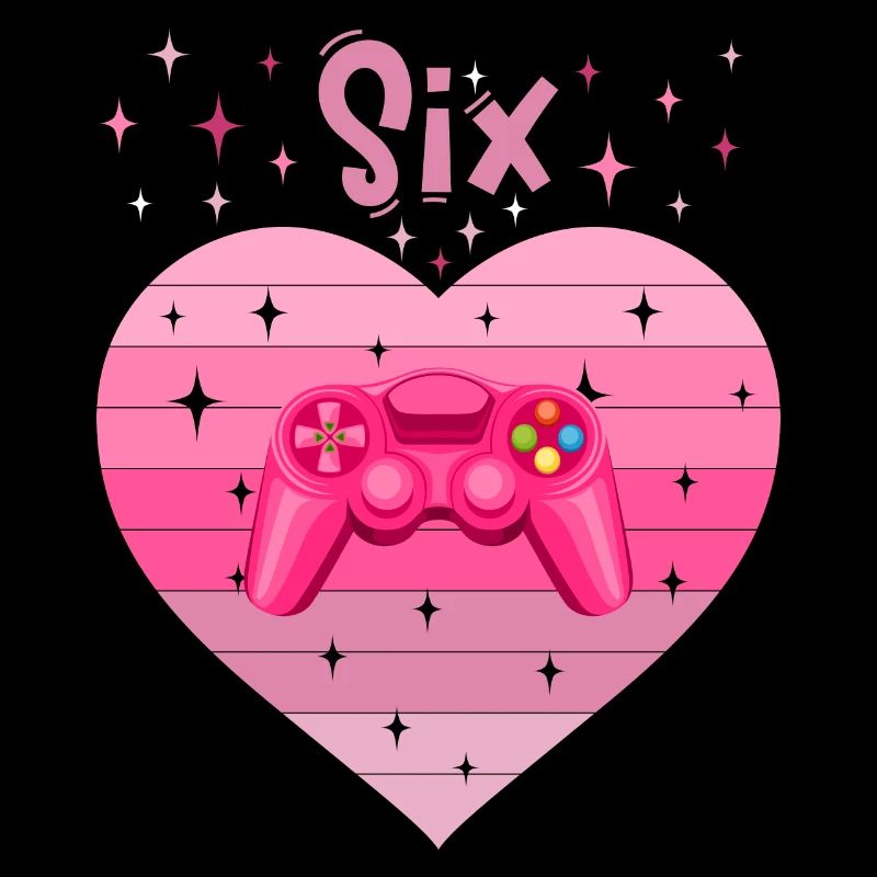 Mädchen Tochter 6. Geburstag Gaming Controller