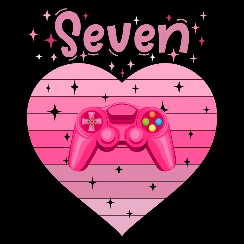 Mädchen Tochter 7. Geburstag Gaming Controller