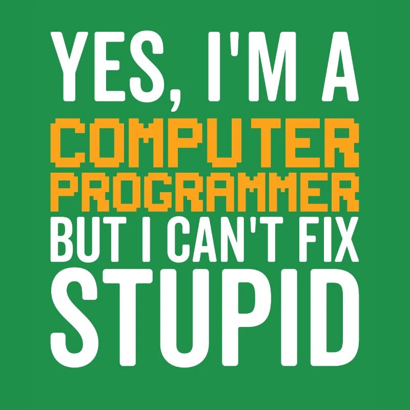 Dumm - Computerprogrammierer