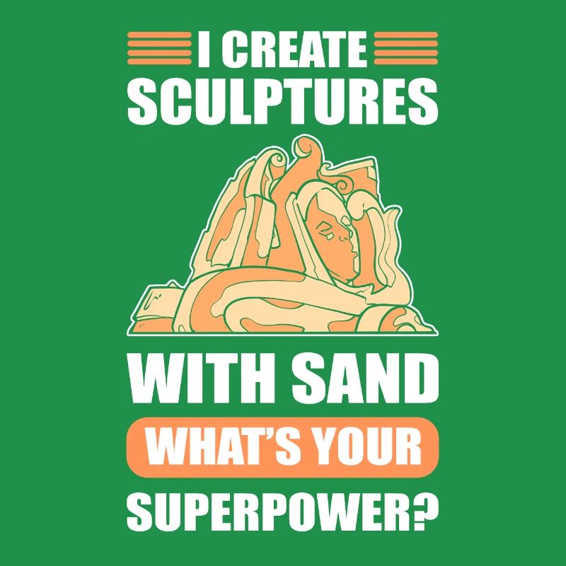 I create Sculptures with Sand Superpower? Sand