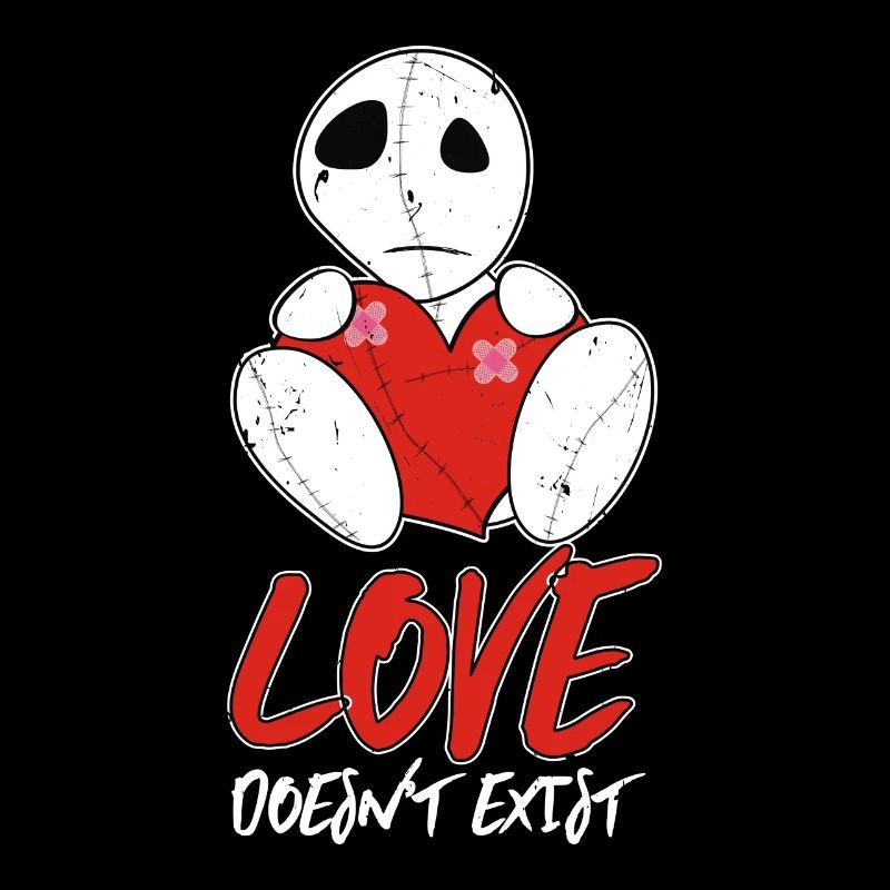 Liebe existiert nicht | Emo Kleidung | Emocore Goth Do
