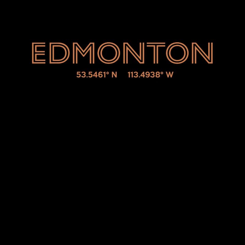 Canada City Coordinates - Edmonton