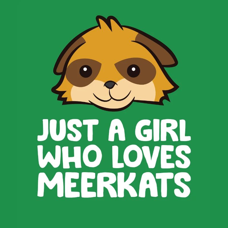 Nur ein Mädchen, das Erdmännchen liebt