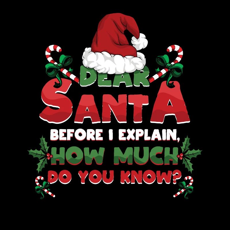 December Santa Explain Love Christmas