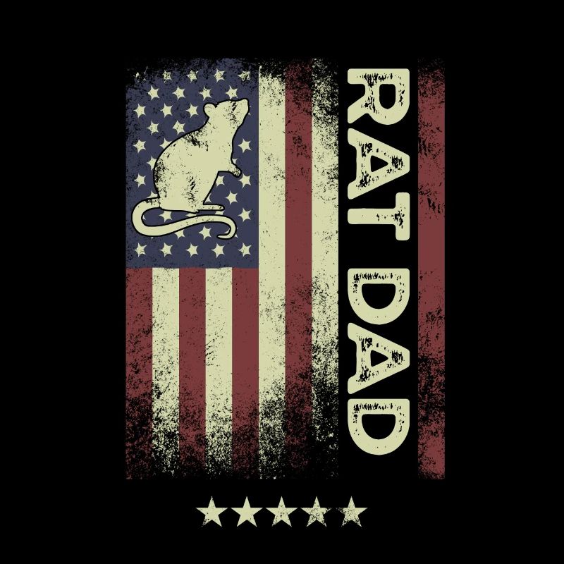 American Flag - Rat Dad
