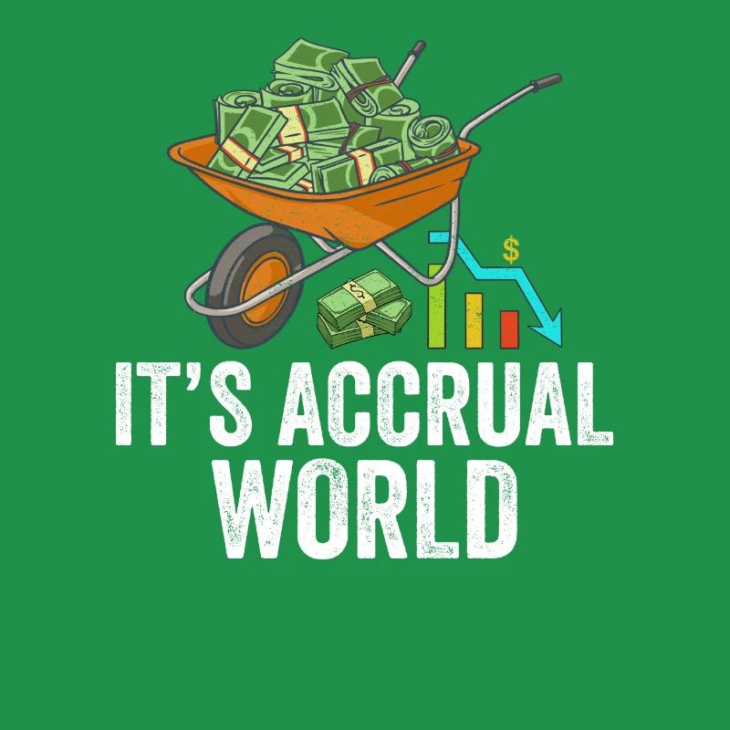 C’est drôle que le jeu de mots comptable mondial de la comptabilité d’exercice