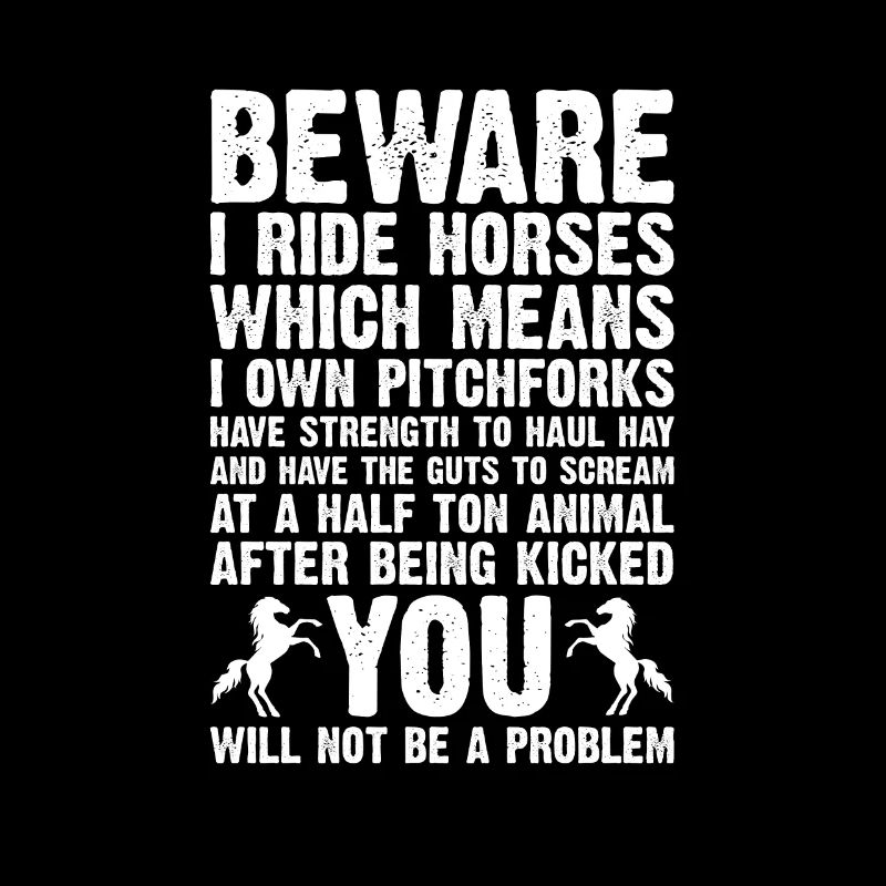Pferde Reiten Reiter Spruch