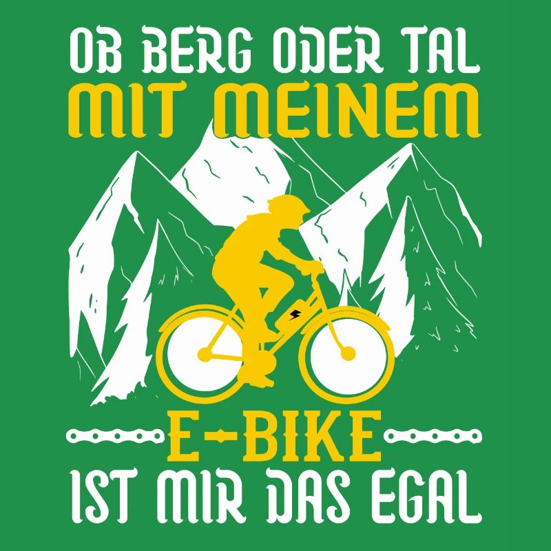E-Bike Ob Berg oder Tal egal Pedelec Fahrrad