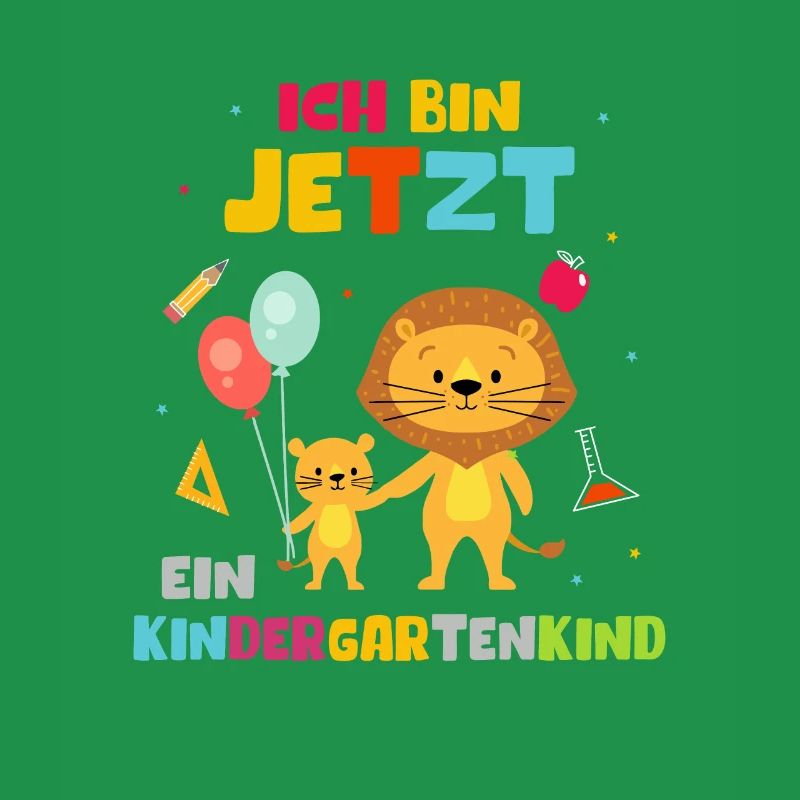Ich bin jetzt ein Kindergartenkind Löwe