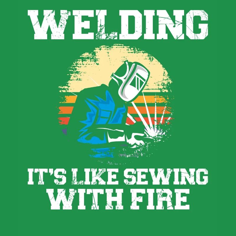 Welder Welding Vintage Retro