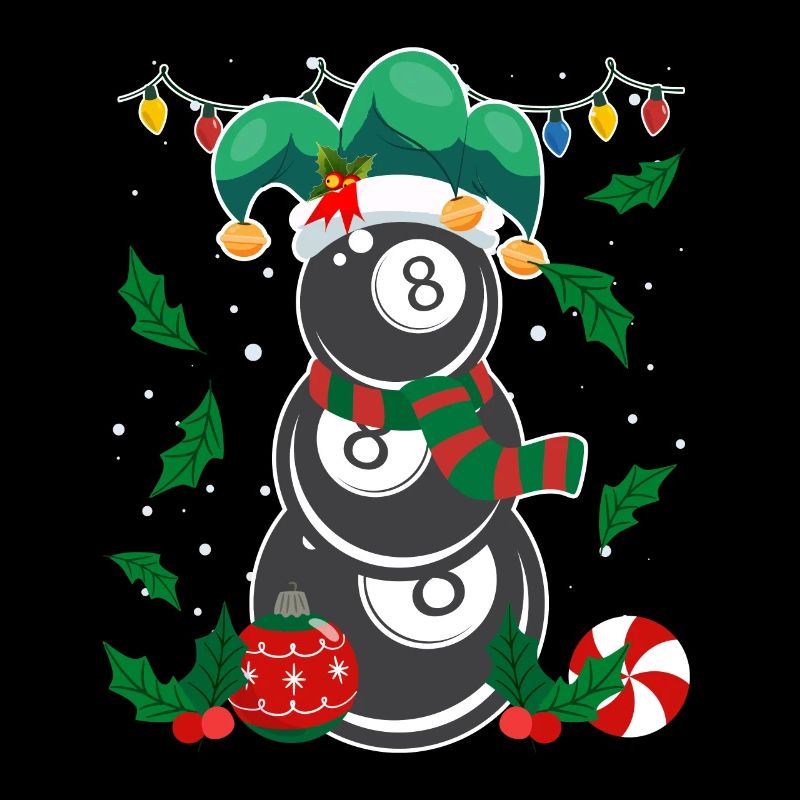 8-Ball Billard Spieler Billiard