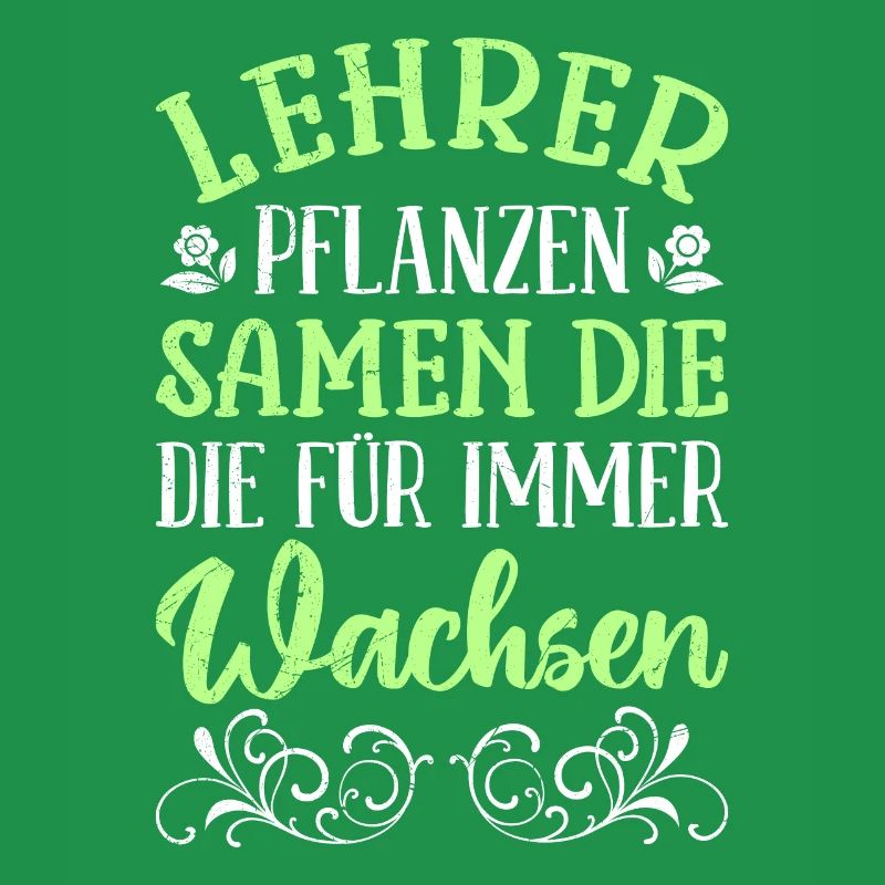 Lehrer pflanzen Samen die wachsen Lehrer