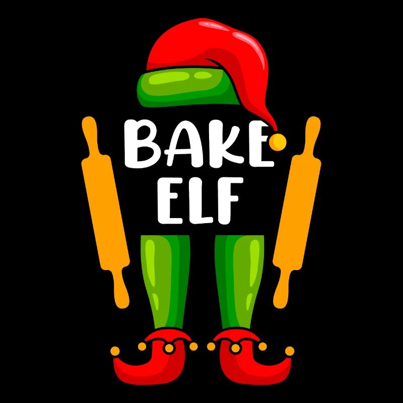 Baker Elf Baker Pastry Chef Baking Christmas