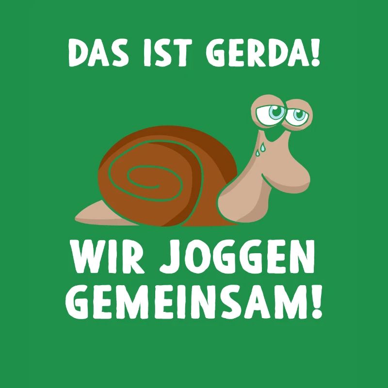 Das Ist Gerda Wir Joggen Gemeinsam