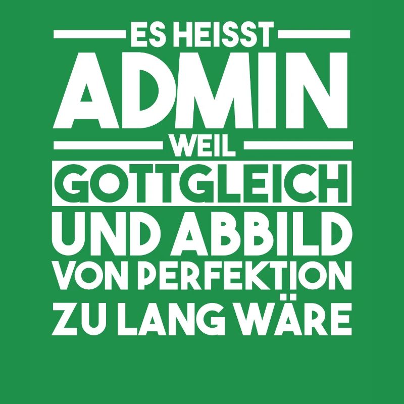 Administrator Informatiker Programmierer Admin