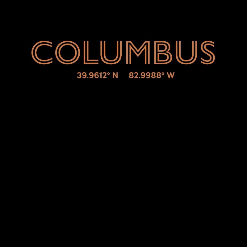 USA City Coordinates - Columbus