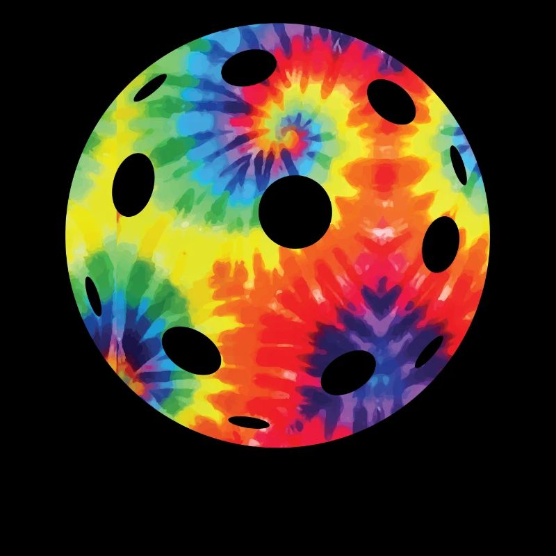 Pickleball Tie Dye Retro 80s 90s