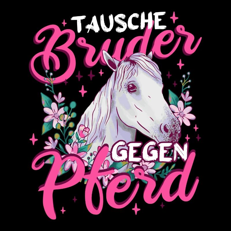 Pferde Mädchen Tausche Bruder gegen Pferd